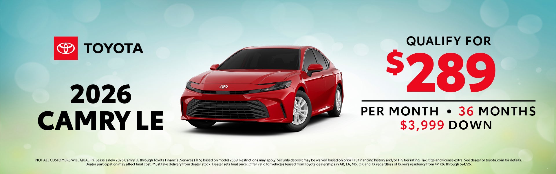 Toyota, Camry, Lease
